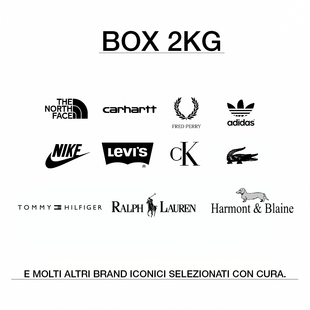 Abbigliamento Firmato Usato 2Kg Uomo Donna Grado A – Originale 100%