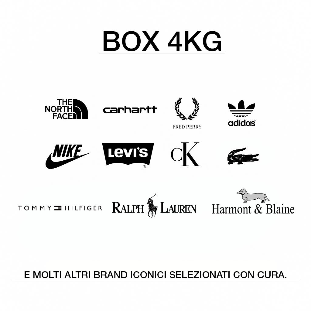 Abbigliamento Firmato Usato 4Kg Uomo Donna Grado A – Originale 100%